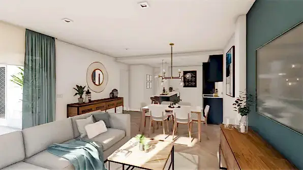 SALÓN-COCINA PISO B