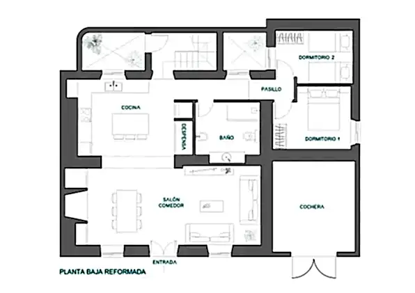 PLANTA BAJA REFORMADA