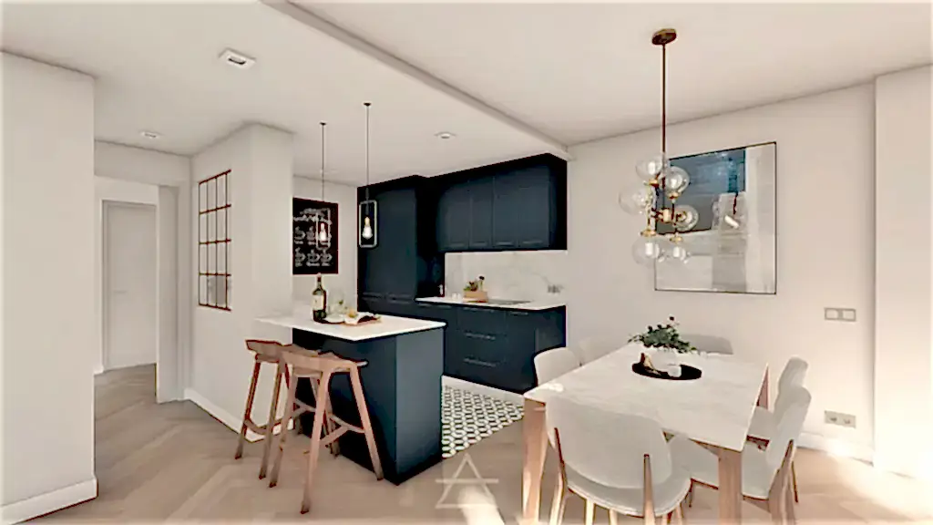 SALÓN-COCINA PISO B